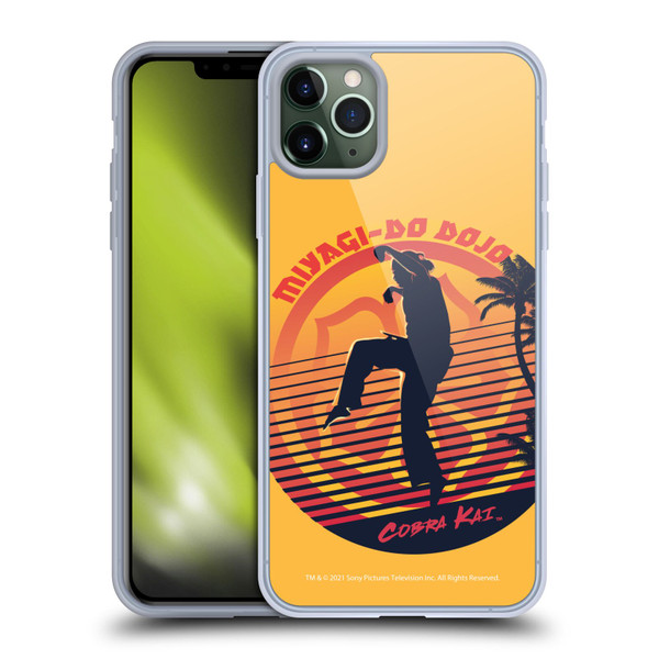 Cobra Kai Key Art Miyagi Do Logo Soft Gel Case for Apple iPhone 11 Pro Max
