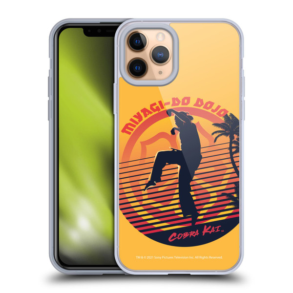 Cobra Kai Key Art Miyagi Do Logo Soft Gel Case for Apple iPhone 11 Pro