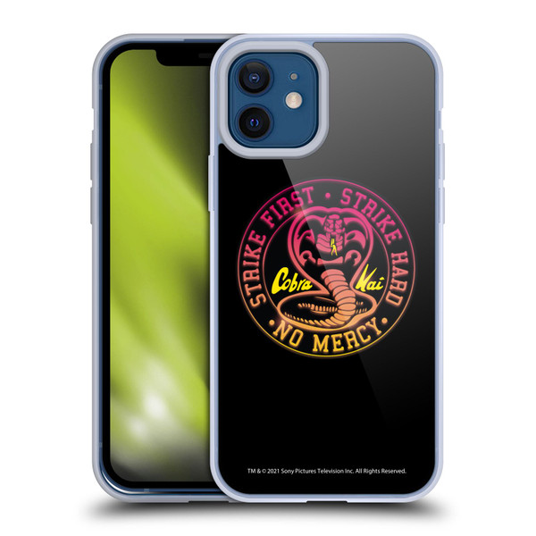 Cobra Kai Key Art Strike Hard Logo Soft Gel Case for Apple iPhone 12 / iPhone 12 Pro