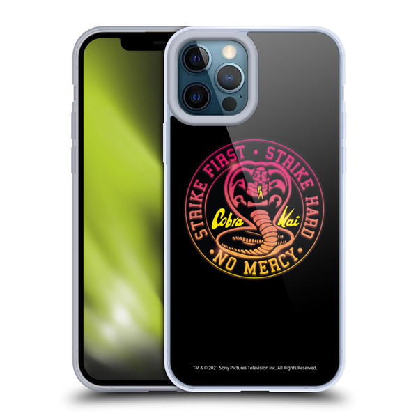 Cobra Kai Key Art Strike Hard Logo Soft Gel Case for Apple iPhone 12 Pro Max
