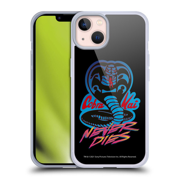 Cobra Kai Key Art Never Dies Logo Soft Gel Case for Apple iPhone 13