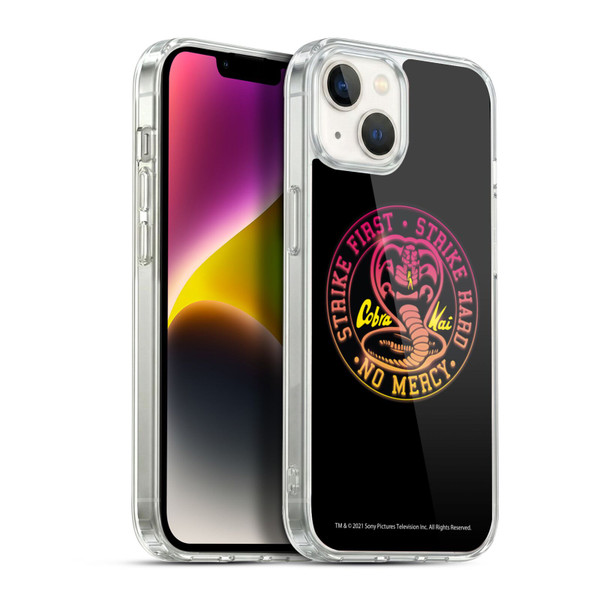 Cobra Kai Key Art Strike Hard Logo Soft Gel Case for Apple iPhone 14 Plus & MagSafe
