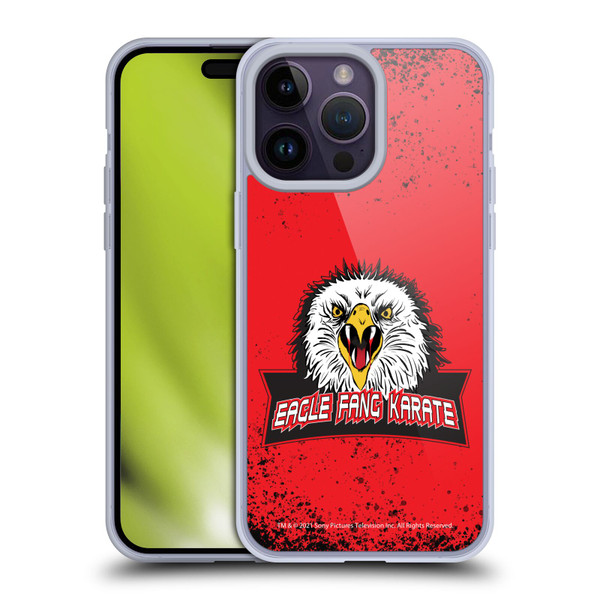 Cobra Kai Key Art Eagle Fang Logo Soft Gel Case for Apple iPhone 14 Pro Max