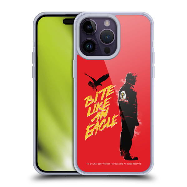 Cobra Kai Key Art Johnny Lawrence Eagle Bite Soft Gel Case for Apple iPhone 14 Pro Max