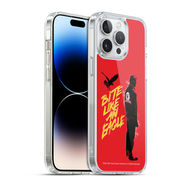 Cobra Kai Key Art Johnny Lawrence Eagle Bite Soft Gel Case for Apple iPhone 14 Pro Max & MagSafe