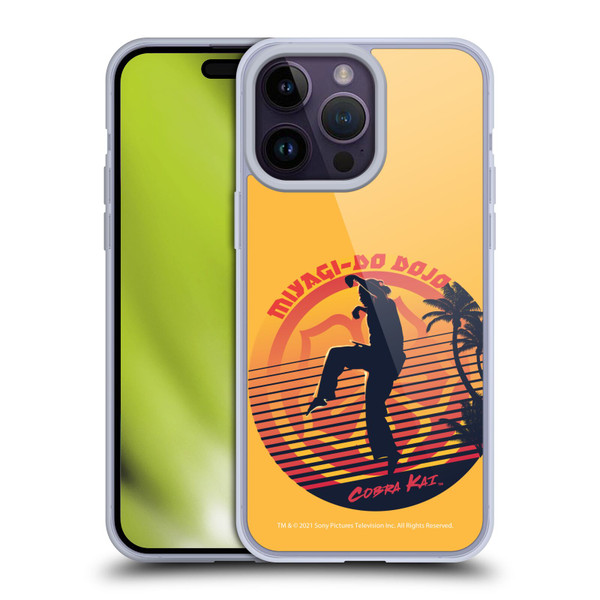 Cobra Kai Key Art Miyagi Do Logo Soft Gel Case for Apple iPhone 14 Pro Max