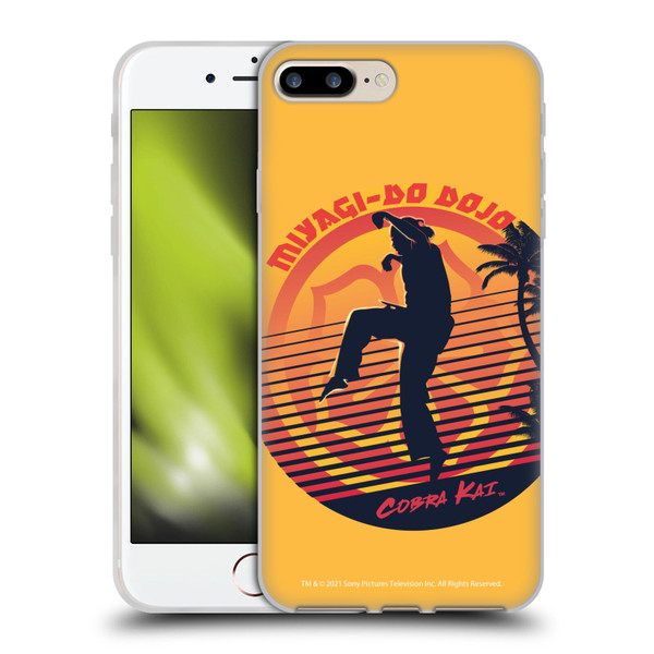 Cobra Kai Key Art Miyagi Do Logo Soft Gel Case for Apple iPhone 7 Plus / iPhone 8 Plus