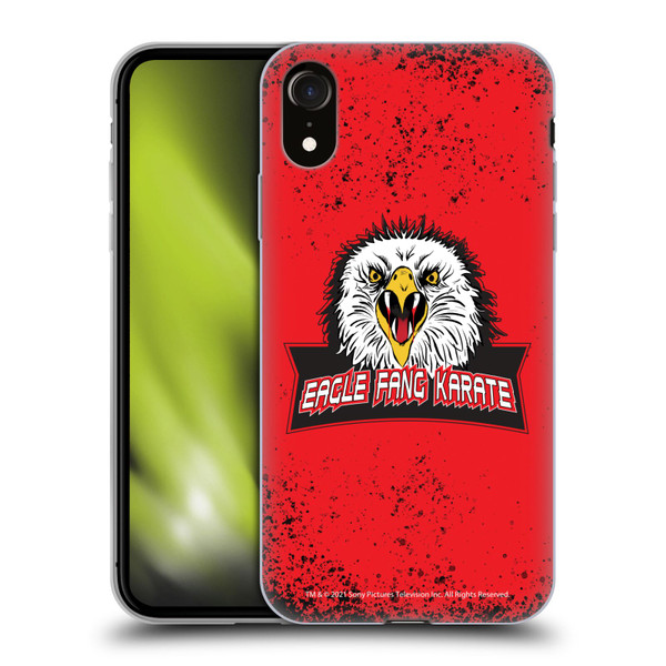 Cobra Kai Key Art Eagle Fang Logo Soft Gel Case for Apple iPhone XR