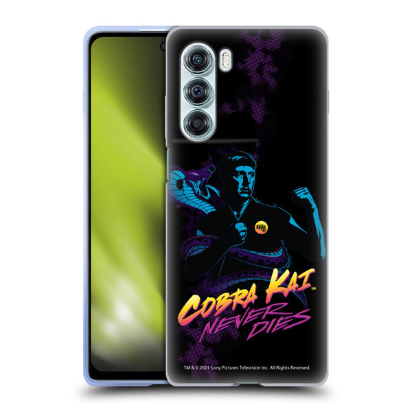 Cobra Kai Key Art Johnny Lawrence Never Dies Soft Gel Case for Motorola Edge S30 / Moto G200 5G