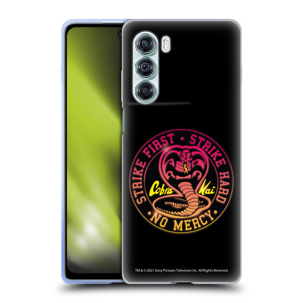 Cobra Kai Key Art Strike Hard Logo Soft Gel Case for Motorola Edge S30 / Moto G200 5G