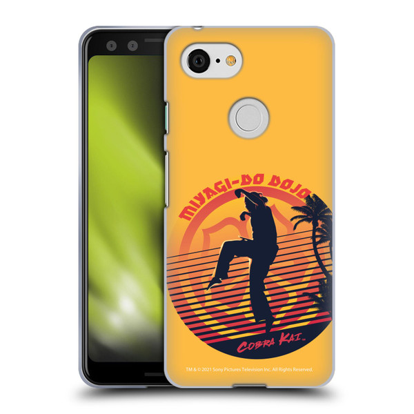 Cobra Kai Key Art Miyagi Do Logo Soft Gel Case for Google Pixel 3