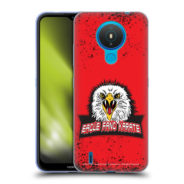 Cobra Kai Key Art Eagle Fang Logo Soft Gel Case for Nokia 1.4