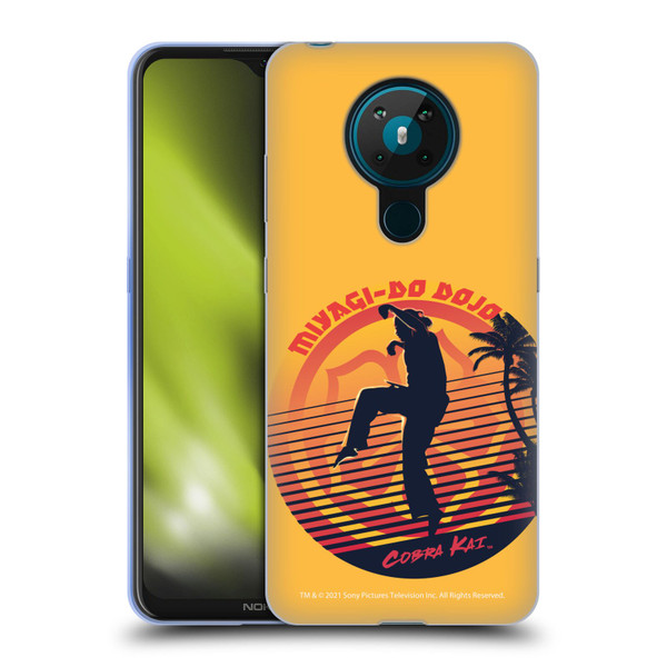 Cobra Kai Key Art Miyagi Do Logo Soft Gel Case for Nokia 5.3
