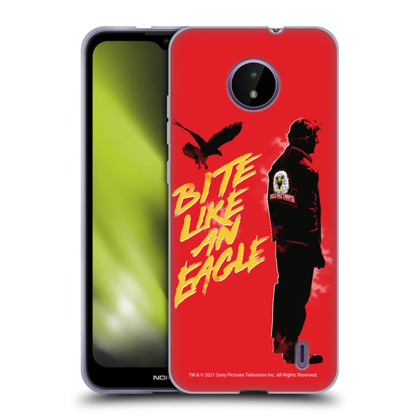Cobra Kai Key Art Johnny Lawrence Eagle Bite Soft Gel Case for Nokia C10 / C20