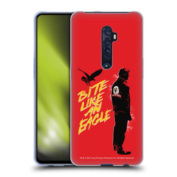 Cobra Kai Key Art Johnny Lawrence Eagle Bite Soft Gel Case for OPPO Reno 2