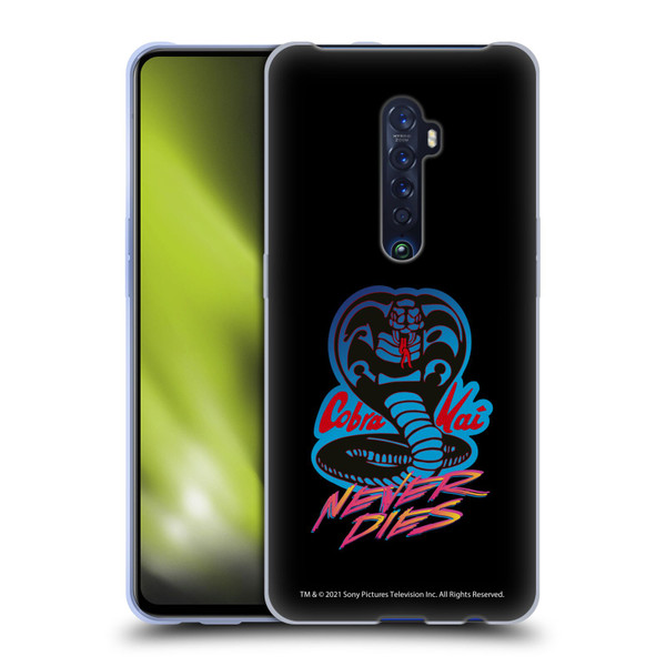 Cobra Kai Key Art Never Dies Logo Soft Gel Case for OPPO Reno 2