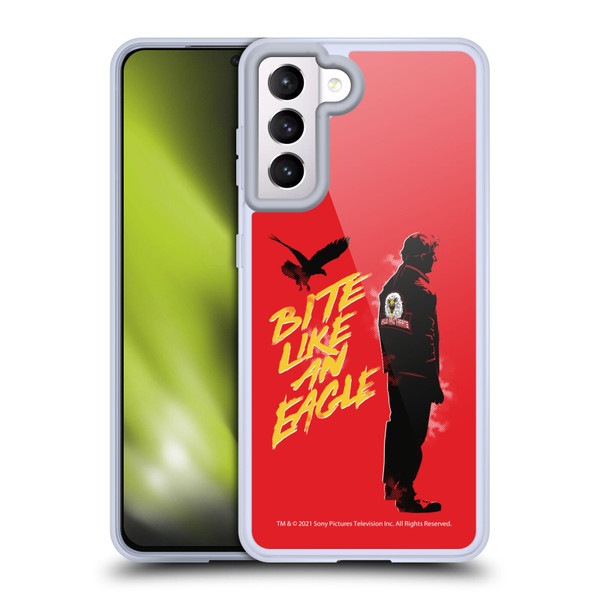 Cobra Kai Key Art Johnny Lawrence Eagle Bite Soft Gel Case for Samsung Galaxy S21 5G