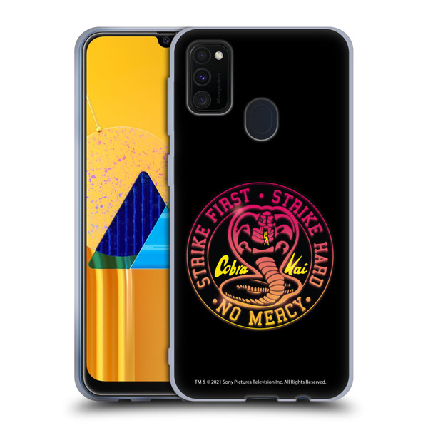 Cobra Kai Key Art Strike Hard Logo Soft Gel Case for Samsung Galaxy M30s (2019)/M21 (2020)