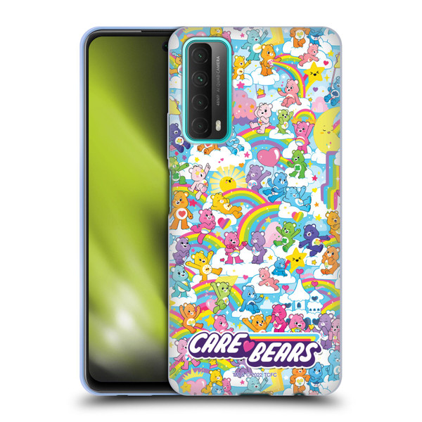 Care Bears 40th Anniversary Rainbow Soft Gel Case for Huawei P Smart (2021)