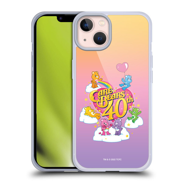 Care Bears 40th Anniversary Celebrate Soft Gel Case for Apple iPhone 13