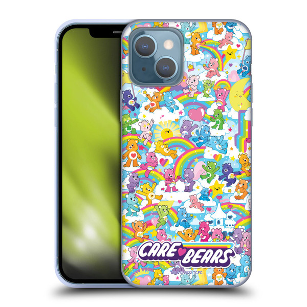 Care Bears 40th Anniversary Rainbow Soft Gel Case for Apple iPhone 13
