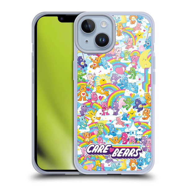 Care Bears 40th Anniversary Rainbow Soft Gel Case for Apple iPhone 14