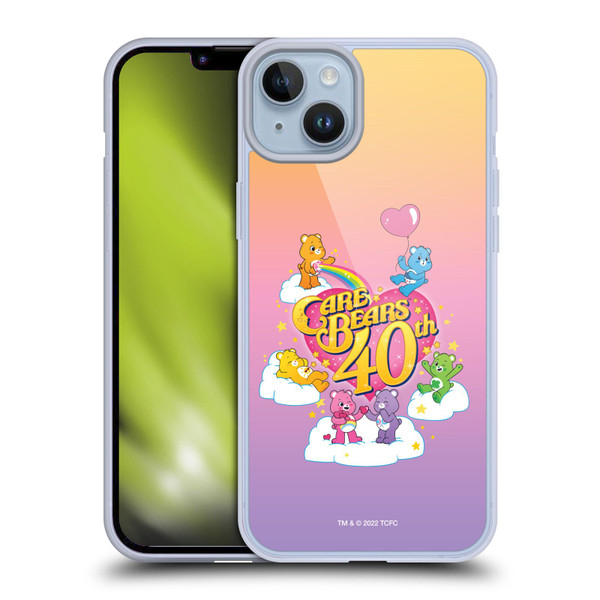 Care Bears 40th Anniversary Celebrate Soft Gel Case for Apple iPhone 14 Plus & MagSafe
