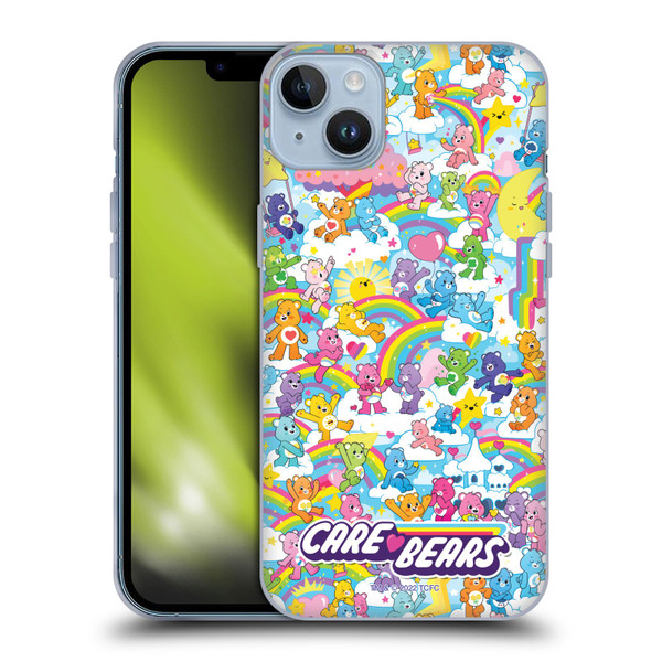 Care Bears 40th Anniversary Rainbow Soft Gel Case for Apple iPhone 14 Plus