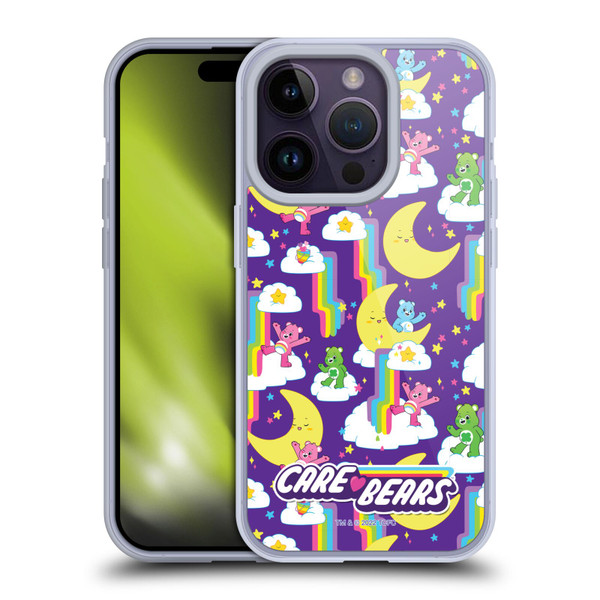 Care Bears 40th Anniversary Rainbow Falls Soft Gel Case for Apple iPhone 14 Pro