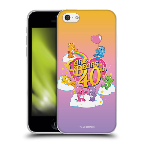 Care Bears 40th Anniversary Celebrate Soft Gel Case for Apple iPhone 5c