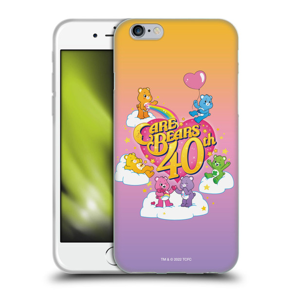 Care Bears 40th Anniversary Celebrate Soft Gel Case for Apple iPhone 6 / iPhone 6s