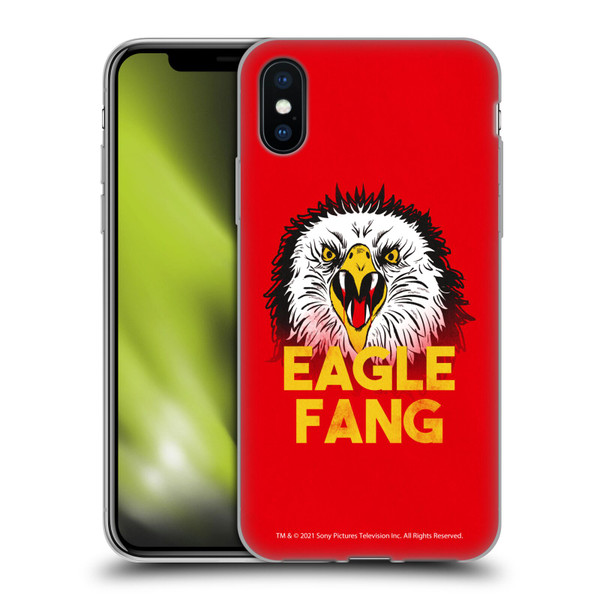 Cobra Kai Season 4 Key Art Team Eagle Fang Soft Gel Case for Apple iPhone X / iPhone XS