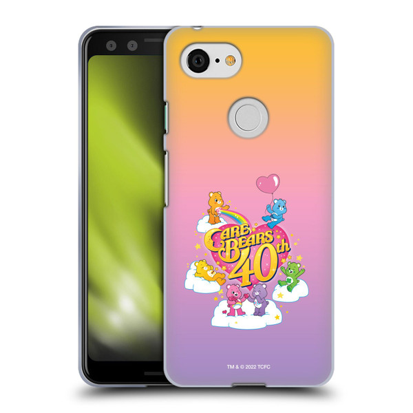 Care Bears 40th Anniversary Celebrate Soft Gel Case for Google Pixel 3