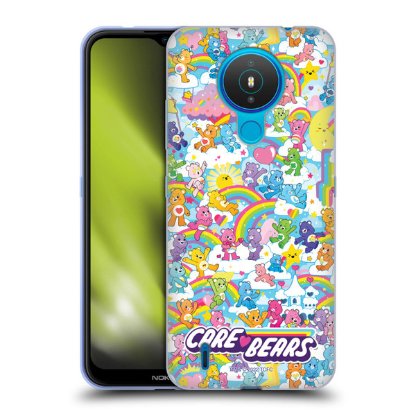 Care Bears 40th Anniversary Rainbow Soft Gel Case for Nokia 1.4