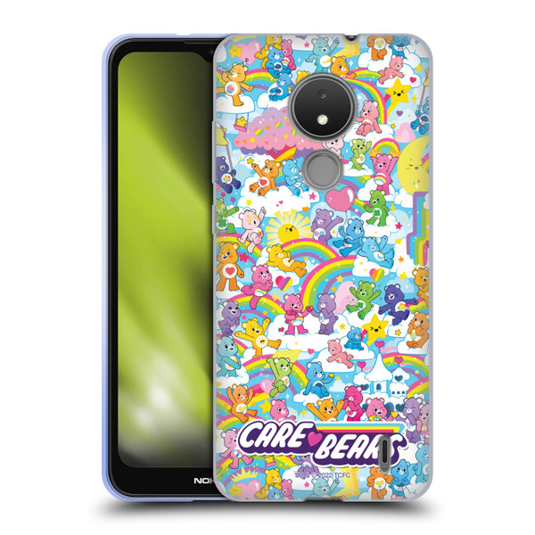 Care Bears 40th Anniversary Rainbow Soft Gel Case for Nokia C21