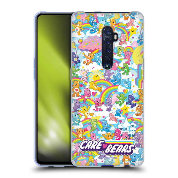 Care Bears 40th Anniversary Rainbow Soft Gel Case for OPPO Reno 2