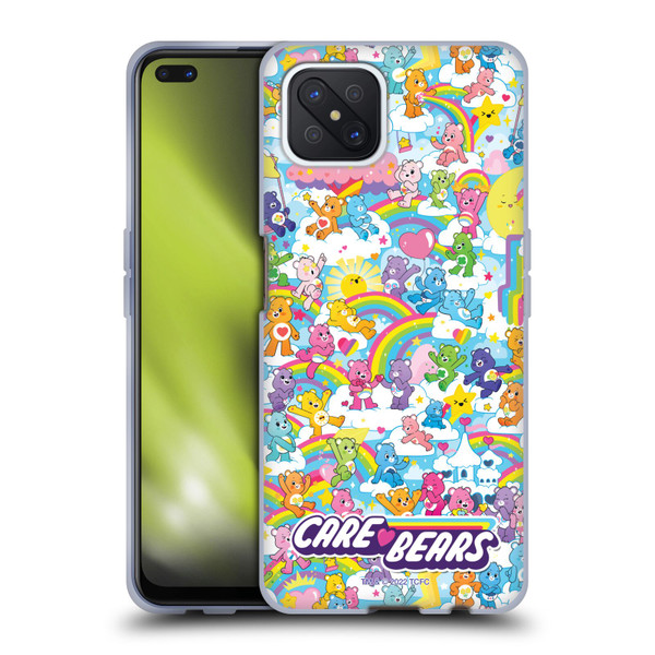 Care Bears 40th Anniversary Rainbow Soft Gel Case for OPPO Reno4 Z 5G