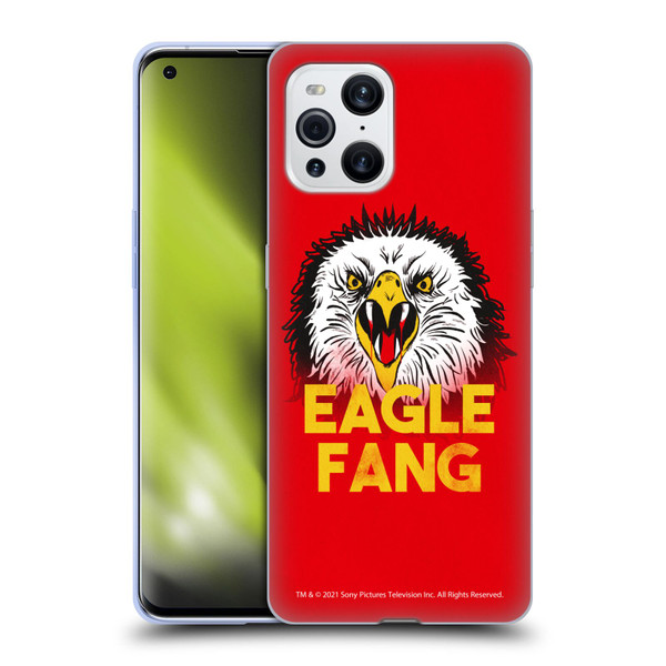 Cobra Kai Season 4 Key Art Team Eagle Fang Soft Gel Case for OPPO Find X3 / Pro