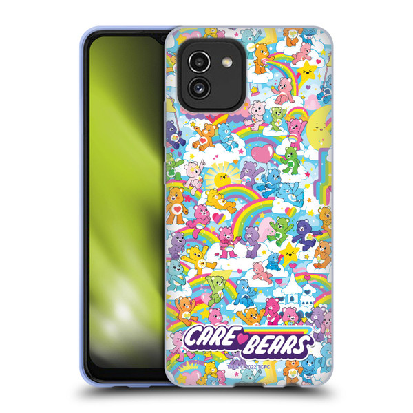 Care Bears 40th Anniversary Rainbow Soft Gel Case for Samsung Galaxy A03 (2021)