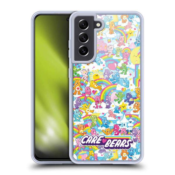 Care Bears 40th Anniversary Rainbow Soft Gel Case for Samsung Galaxy S21 FE 5G