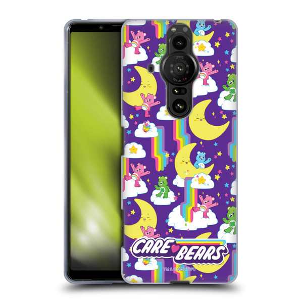 Care Bears 40th Anniversary Rainbow Falls Soft Gel Case for Sony Xperia Pro-I