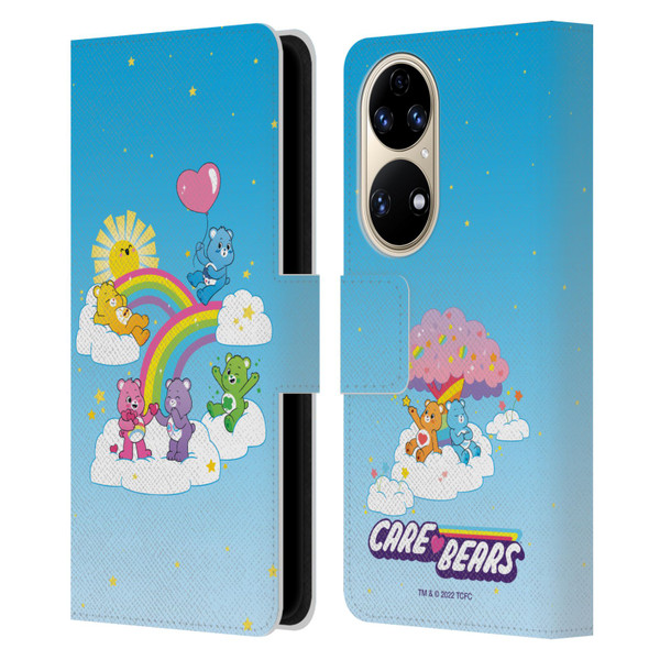 Care Bears 40th Anniversary Iconic Leather Book Wallet Case Cover For Huawei P50