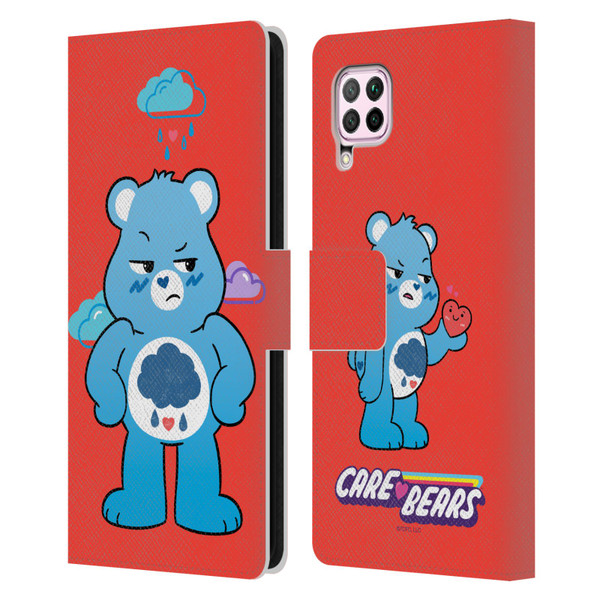 Care Bears Characters Grumpy Leather Book Wallet Case Cover For Huawei Nova 6 SE / P40 Lite