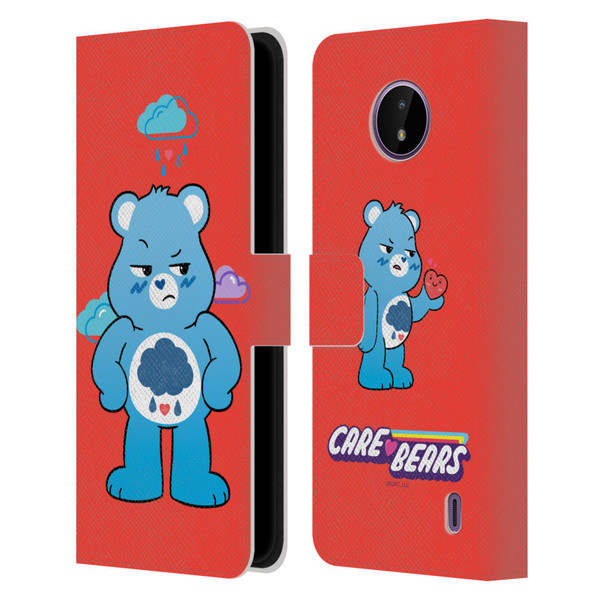 Care Bears Characters Grumpy Leather Book Wallet Case Cover For Nokia C10 / C20