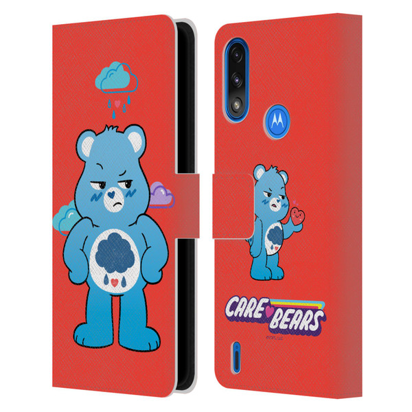 Care Bears Characters Grumpy Leather Book Wallet Case Cover For Motorola Moto E7 Power / Moto E7i Power