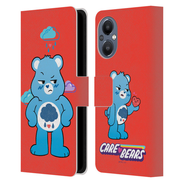 Care Bears Characters Grumpy Leather Book Wallet Case Cover For OnePlus Nord N20 5G