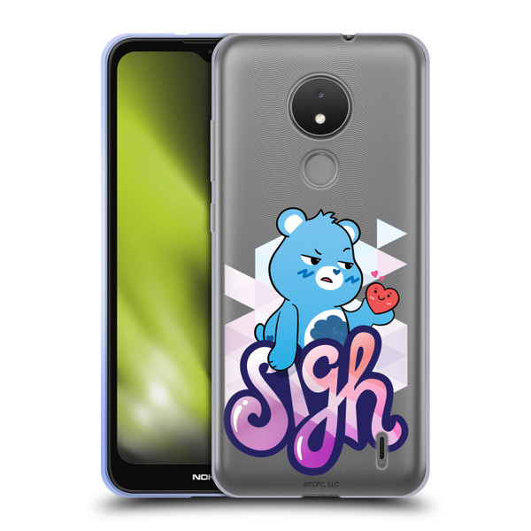 Care Bears Graphics Grumpy Soft Gel Case for Nokia C21