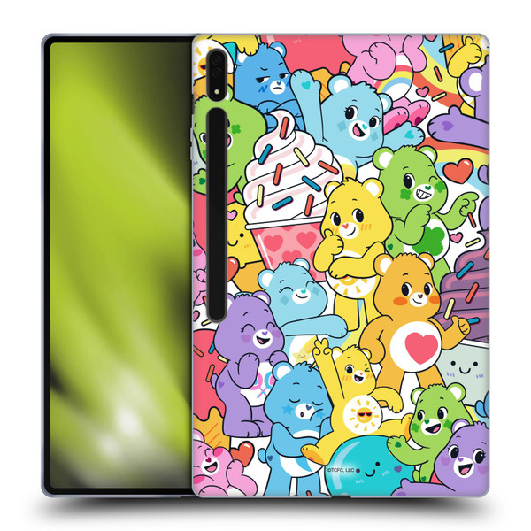 Care Bears Sweet And Savory Character Pattern Soft Gel Case for Samsung Galaxy Tab S8 Ultra