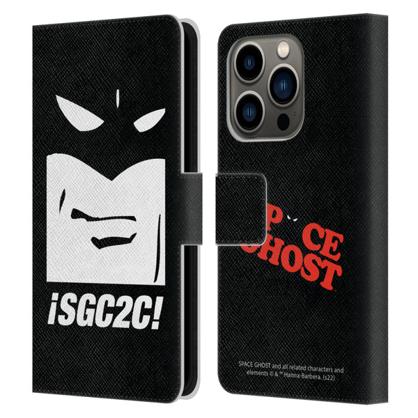 Space Ghost Coast to Coast Graphics Space Ghost Leather Book Wallet Case Cover For Apple iPhone 14 Pro