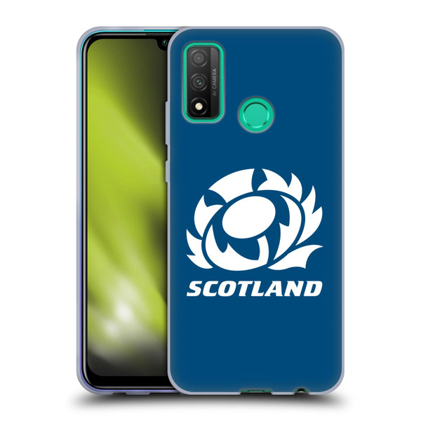 Scotland Rugby Logo 2 Plain Soft Gel Case for Huawei P Smart (2020)